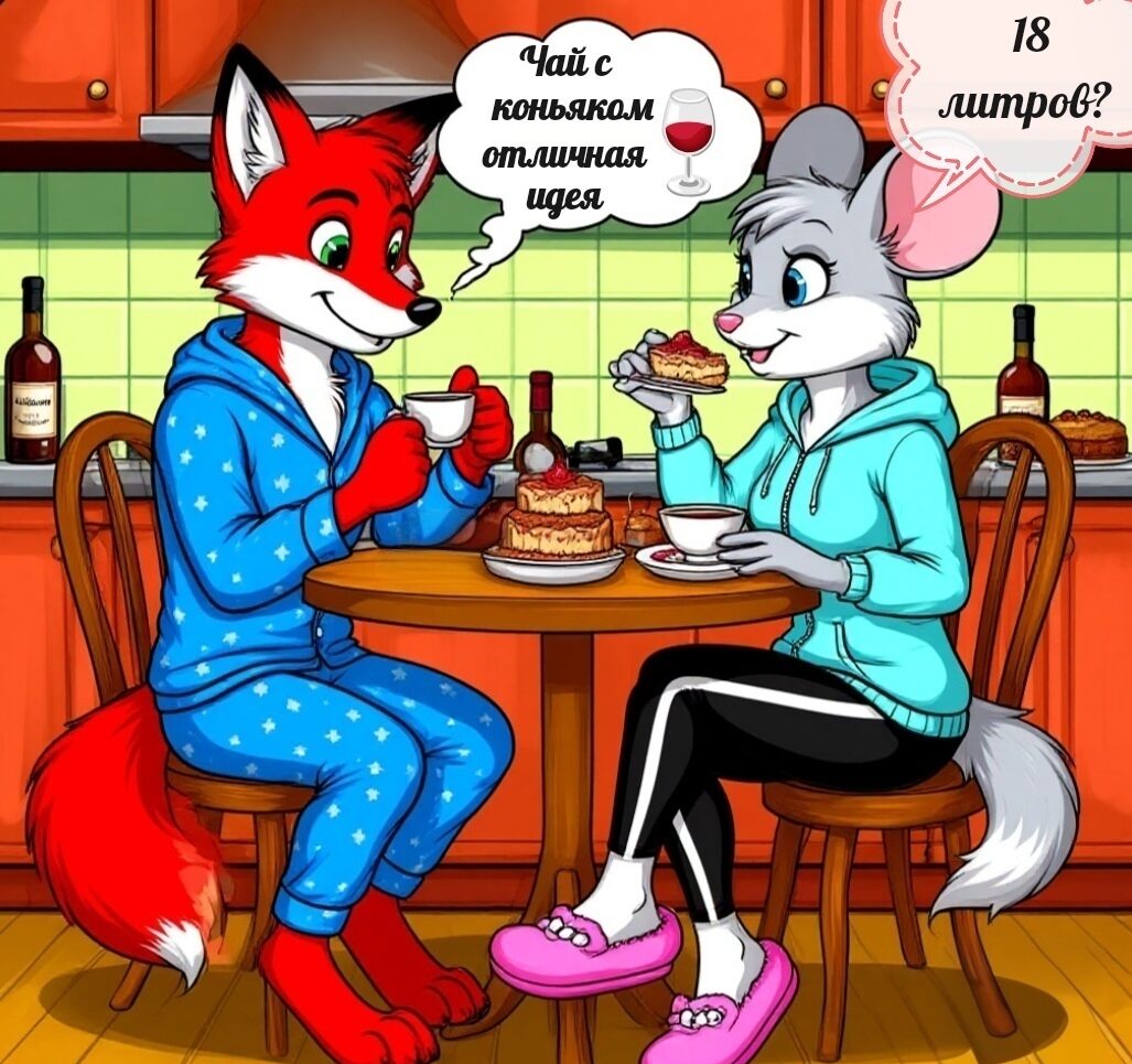 Фурри на пикнике