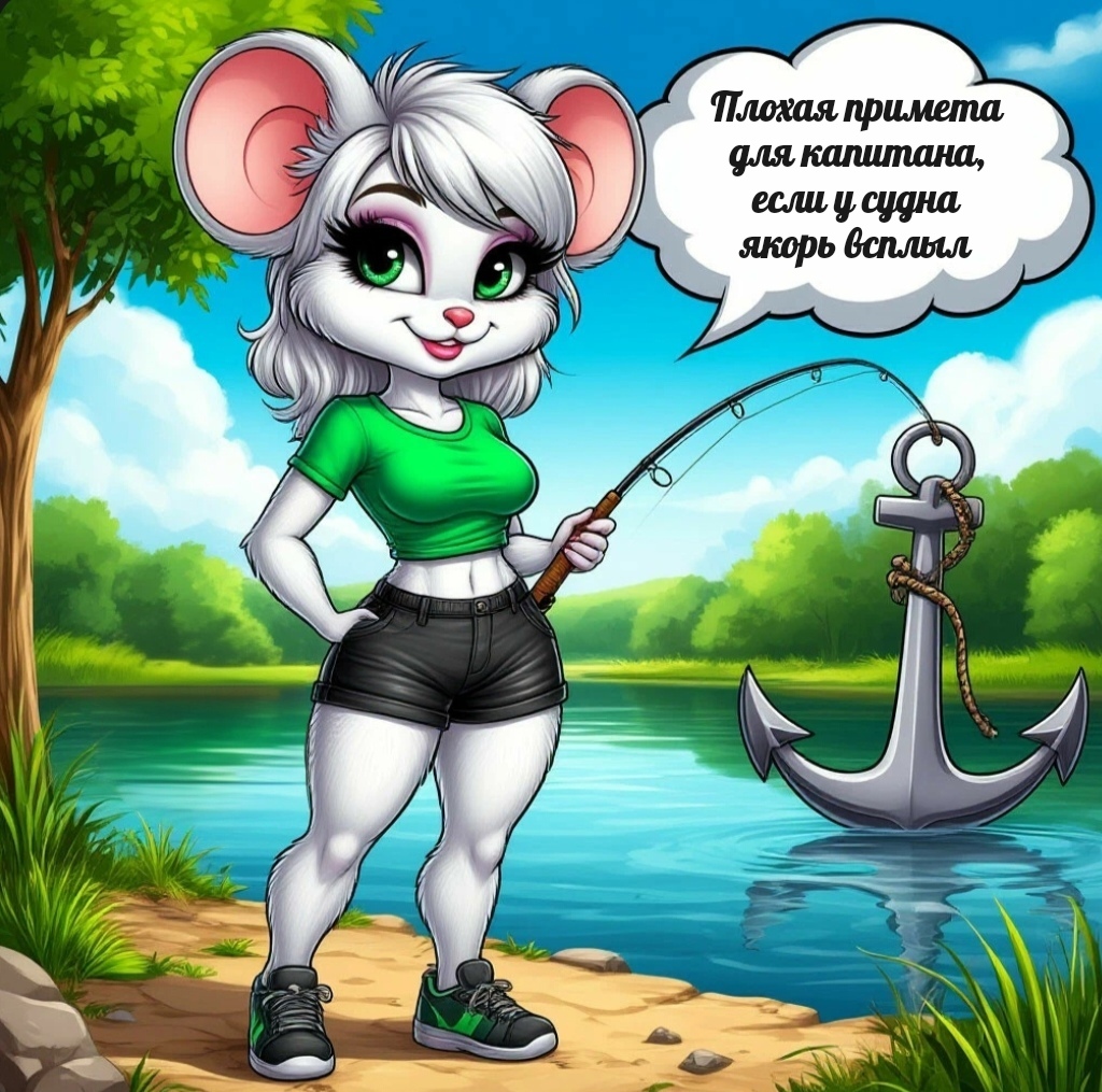 Якорь всплыл