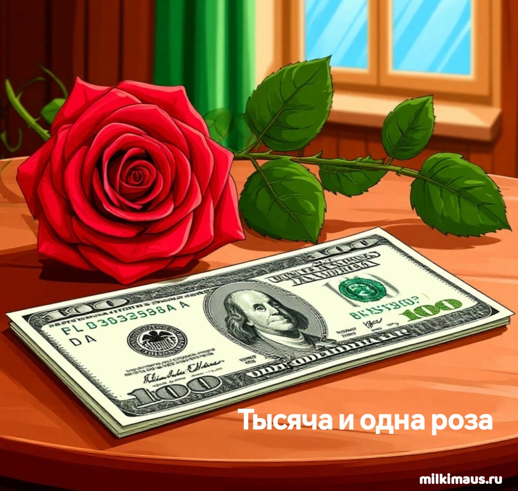 Тысяча 1000 и одна 1 роза