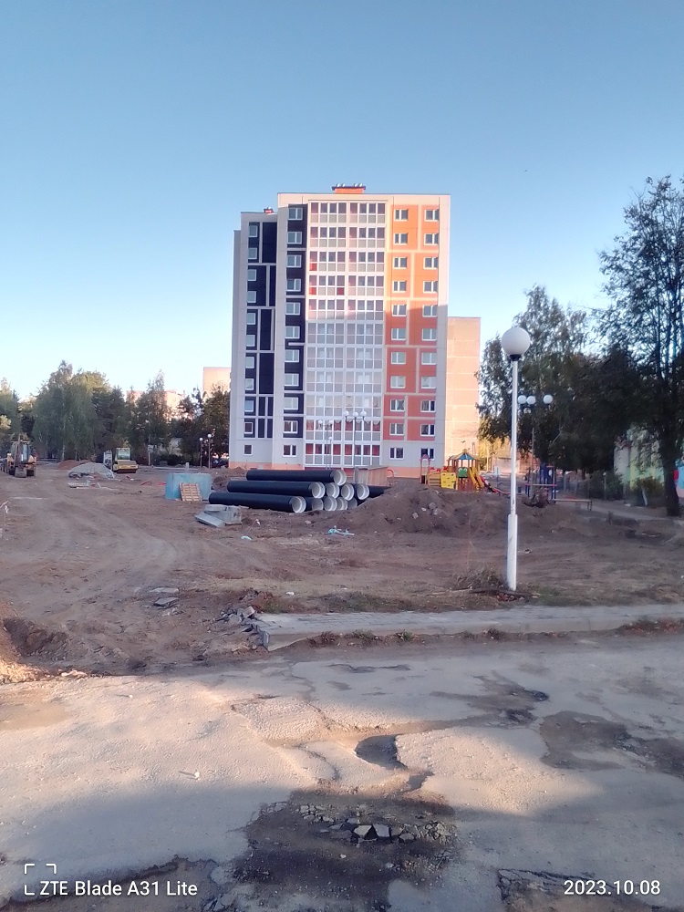 Строительство новой Ульяновской в Бобруйске. Исторические фото