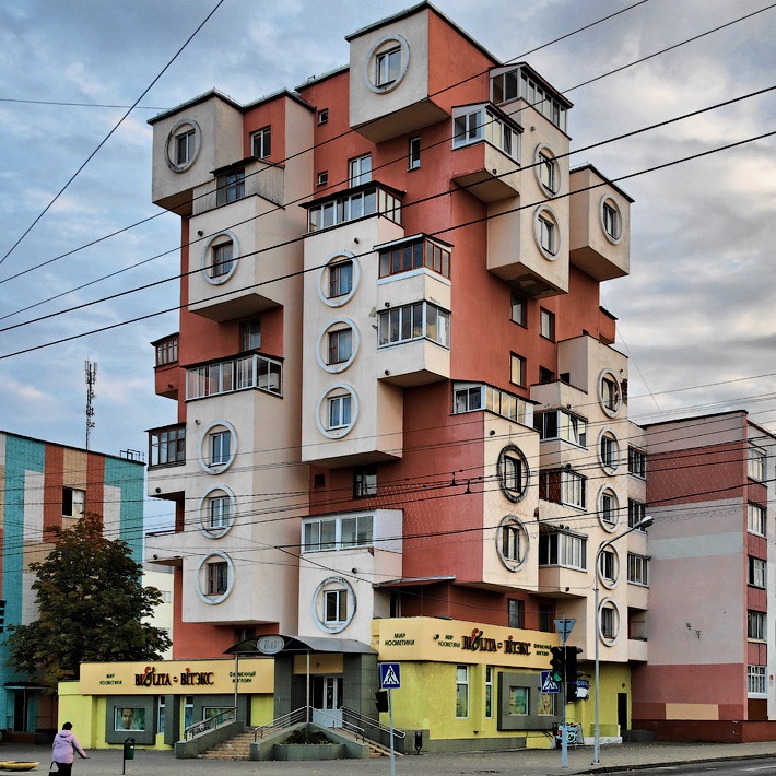 Дом тетрис в Бобруйске