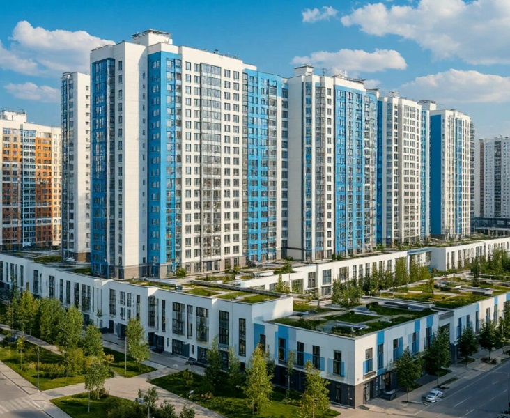Новые кварталы в городе Бобруйске