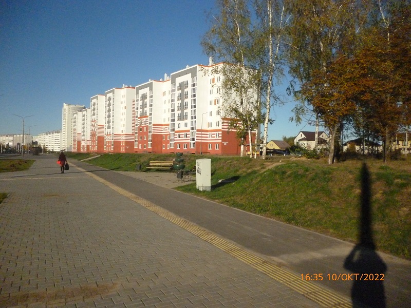 Проспект Строителей дом 12. Очень красивое фото новой улицы в Бобруйске