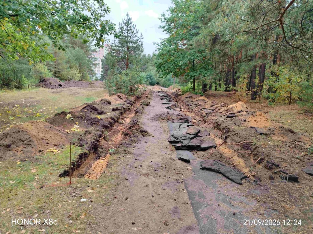 Тропинка от проходной Белшина